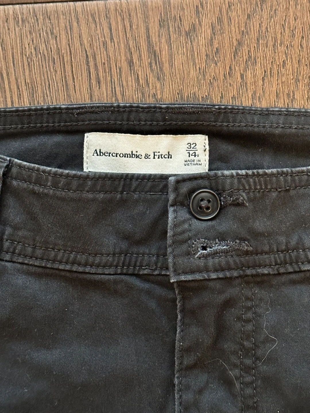 Abercrombie & Fitch Baggy Black Cargo Pants - photo 4