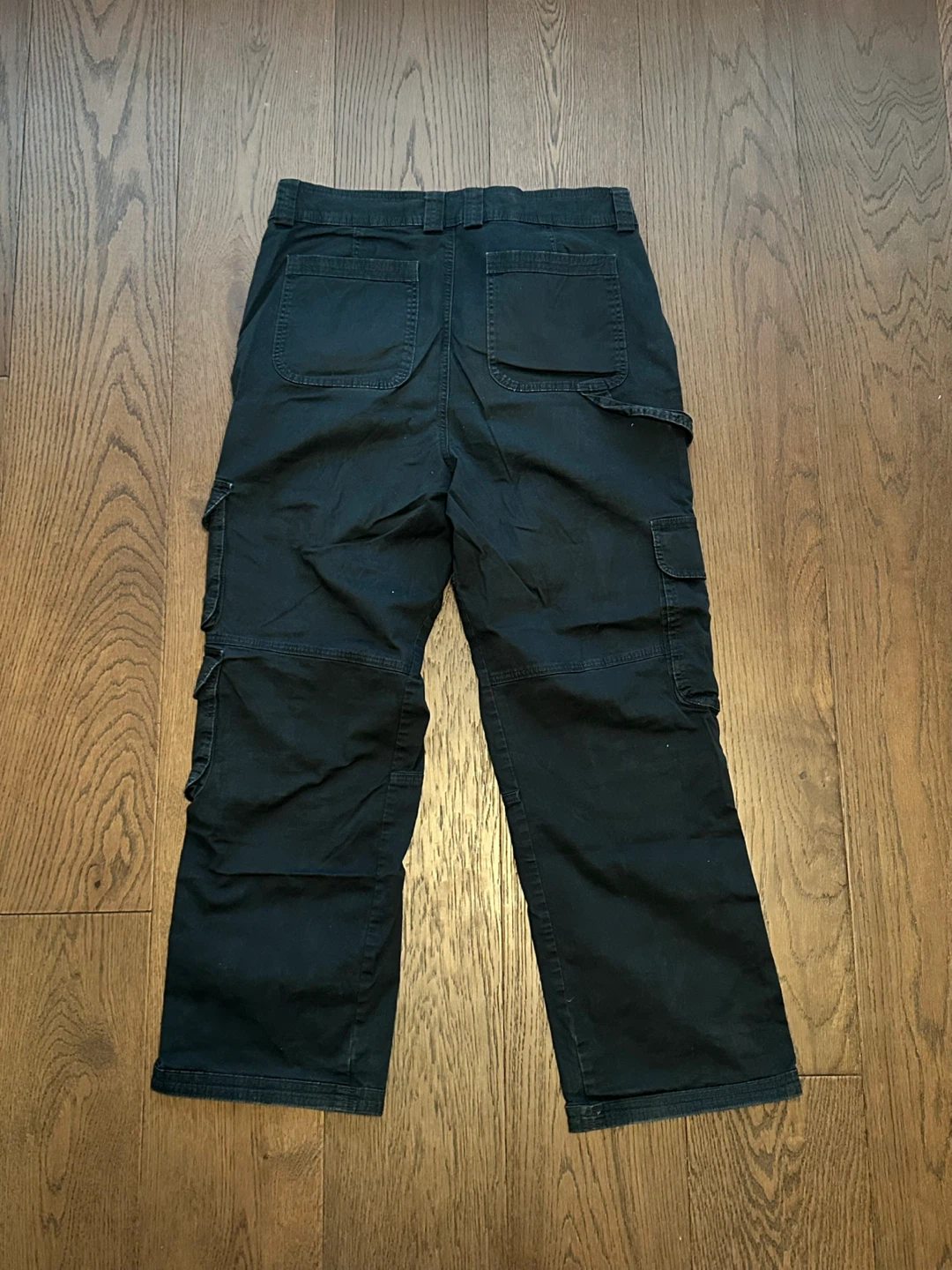 Abercrombie & Fitch Baggy Black Cargo Pants - photo 2