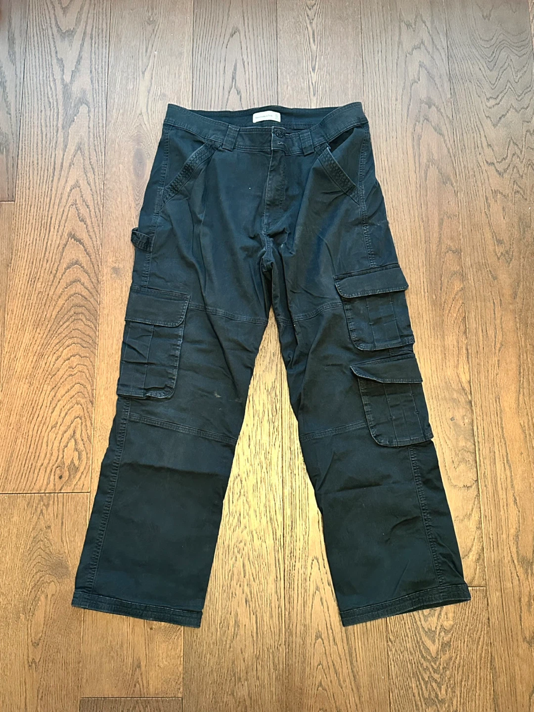 Abercrombie & Fitch Baggy Black Cargo Pants