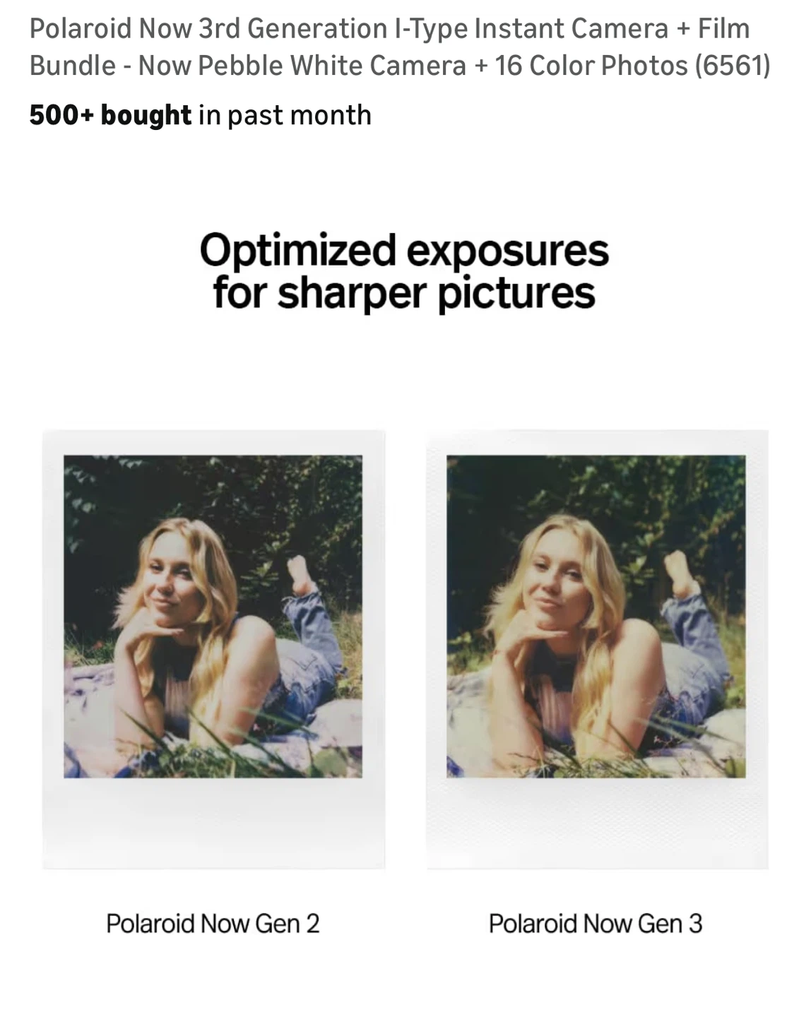 New Polaroid 3rd Gen Instant Camera + Free Photos - photo 2