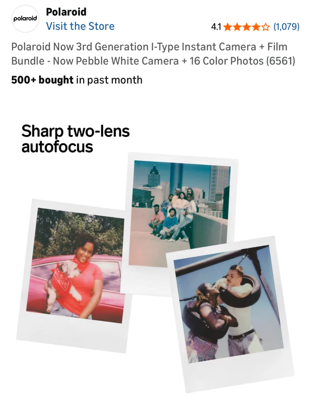 New Polaroid 3rd Gen Instant Camera + Free Photos - photo 3