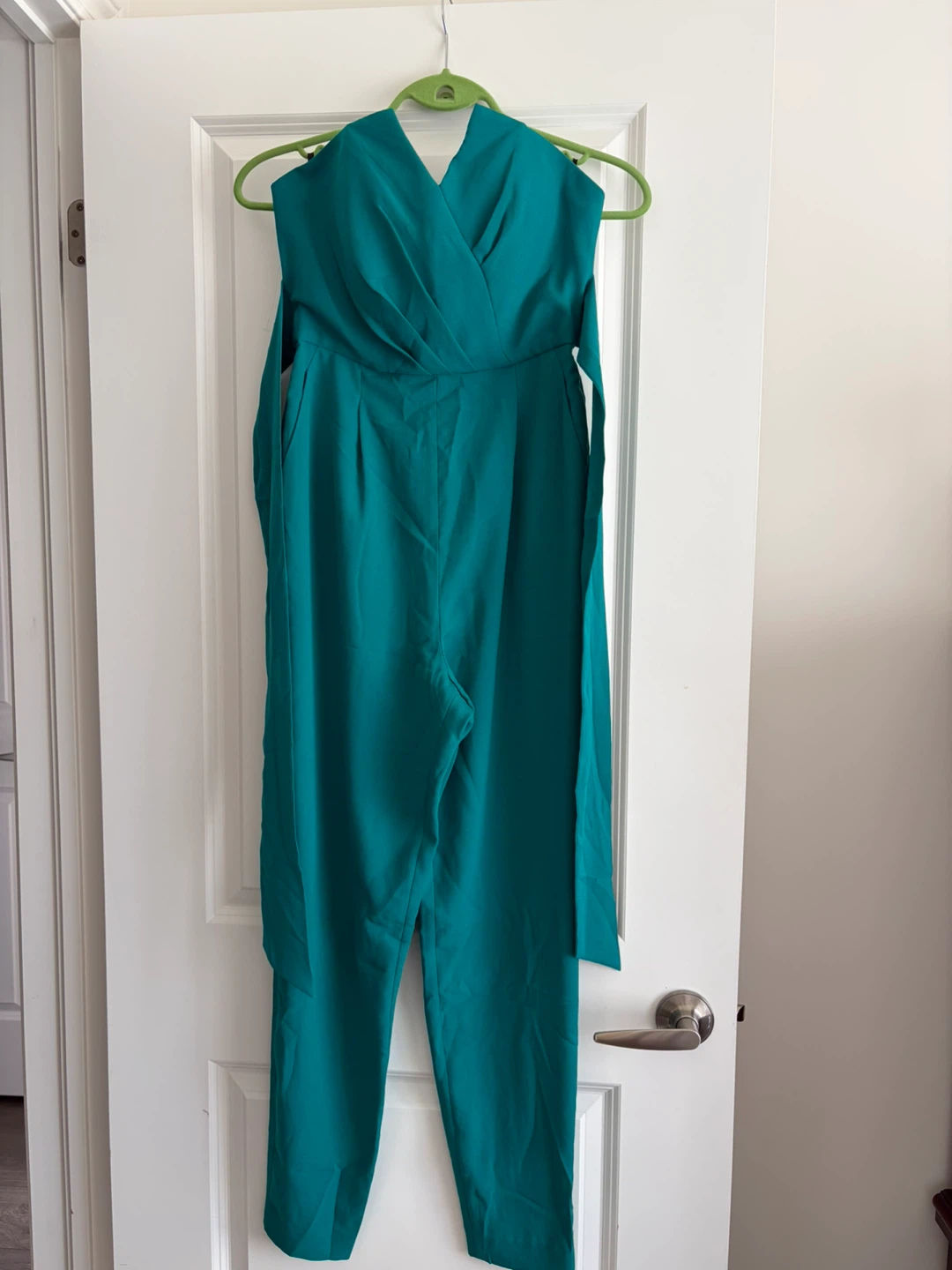 BEBE Fierce Natalie Strapless Jumpsuit
