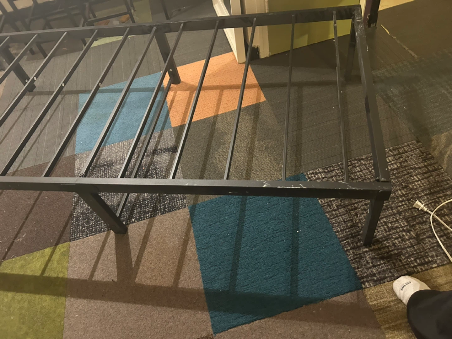 Black Metal Bed Frame - photo 2