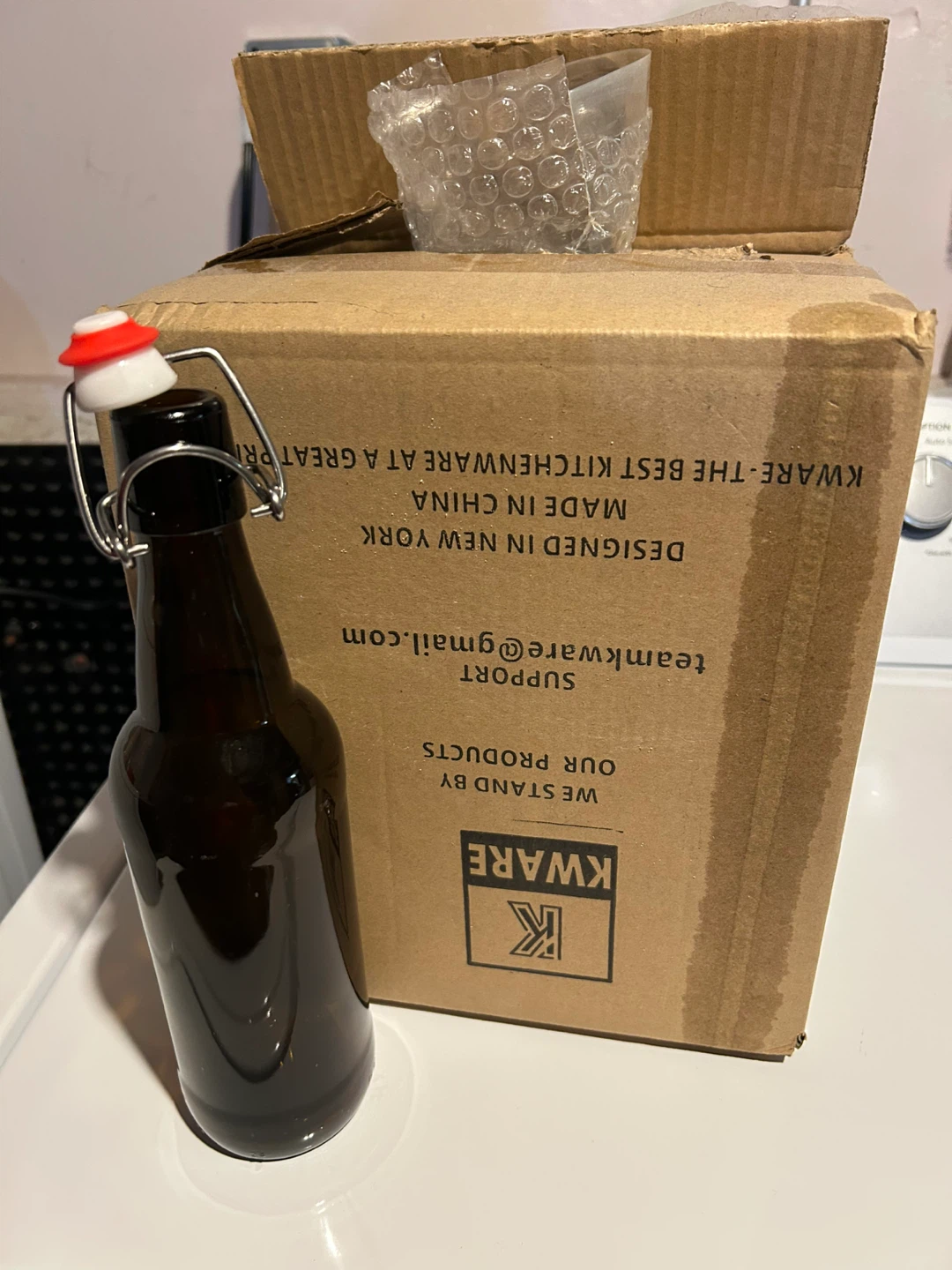16oz swing top bottles