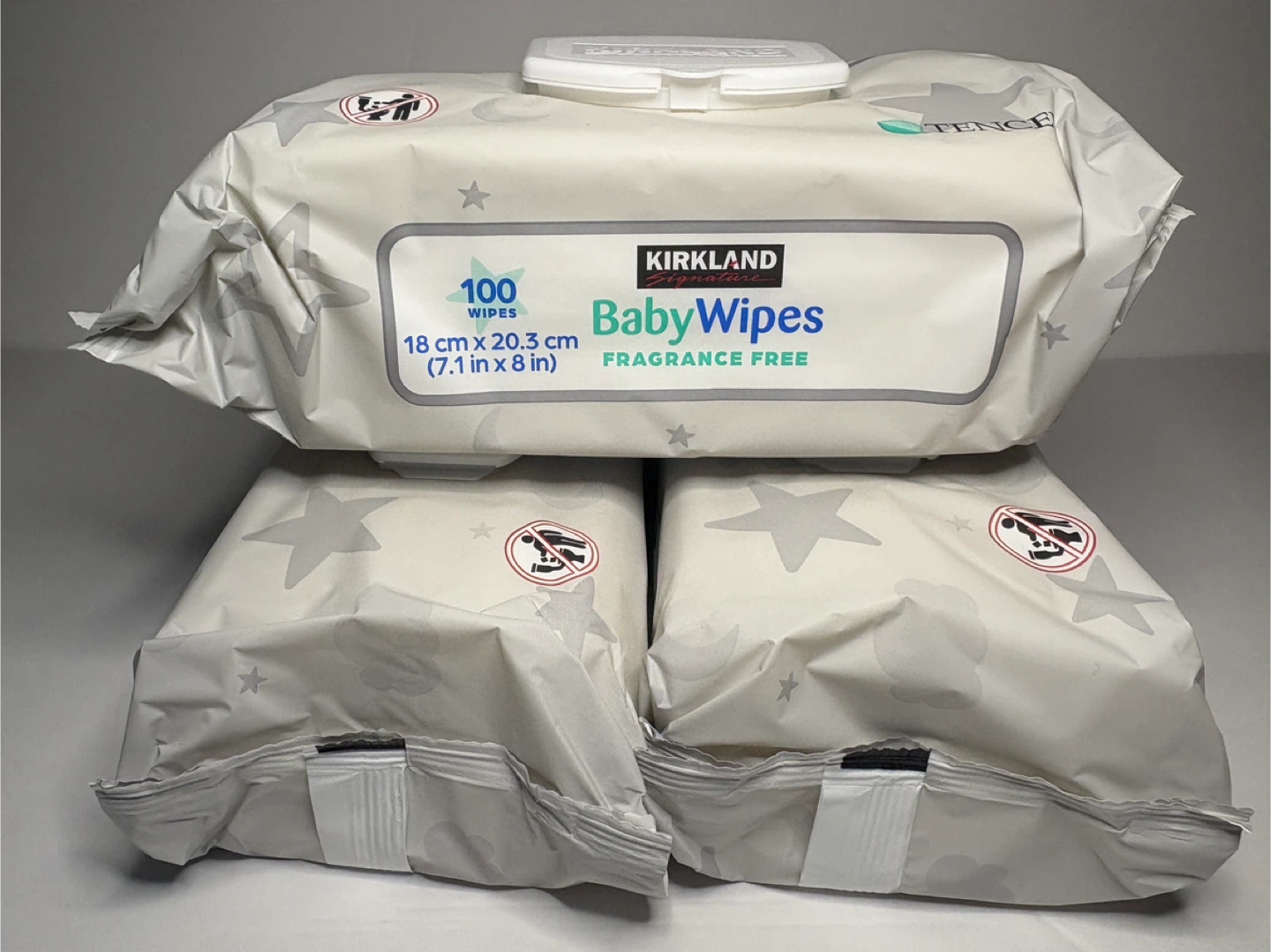 *New* 3 for $10 baby wipes Kirkland Fragrance free