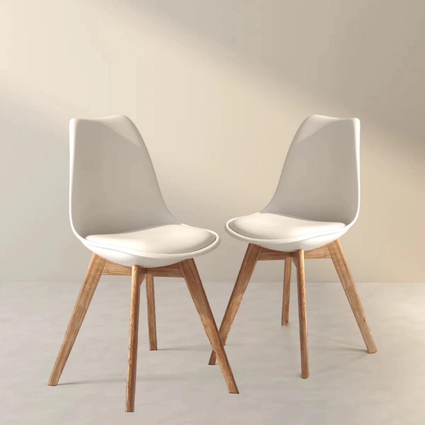 Round Dining Table and Two Chairs Set - photo 4