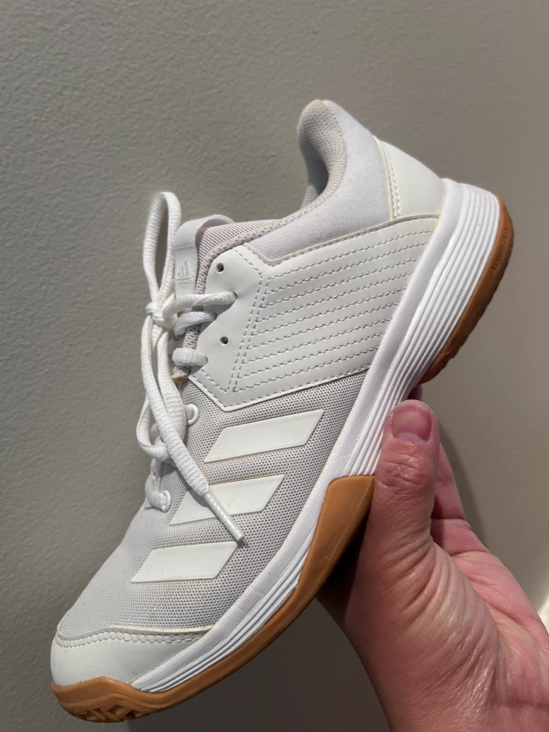 Adidas White Volleyball Shoes