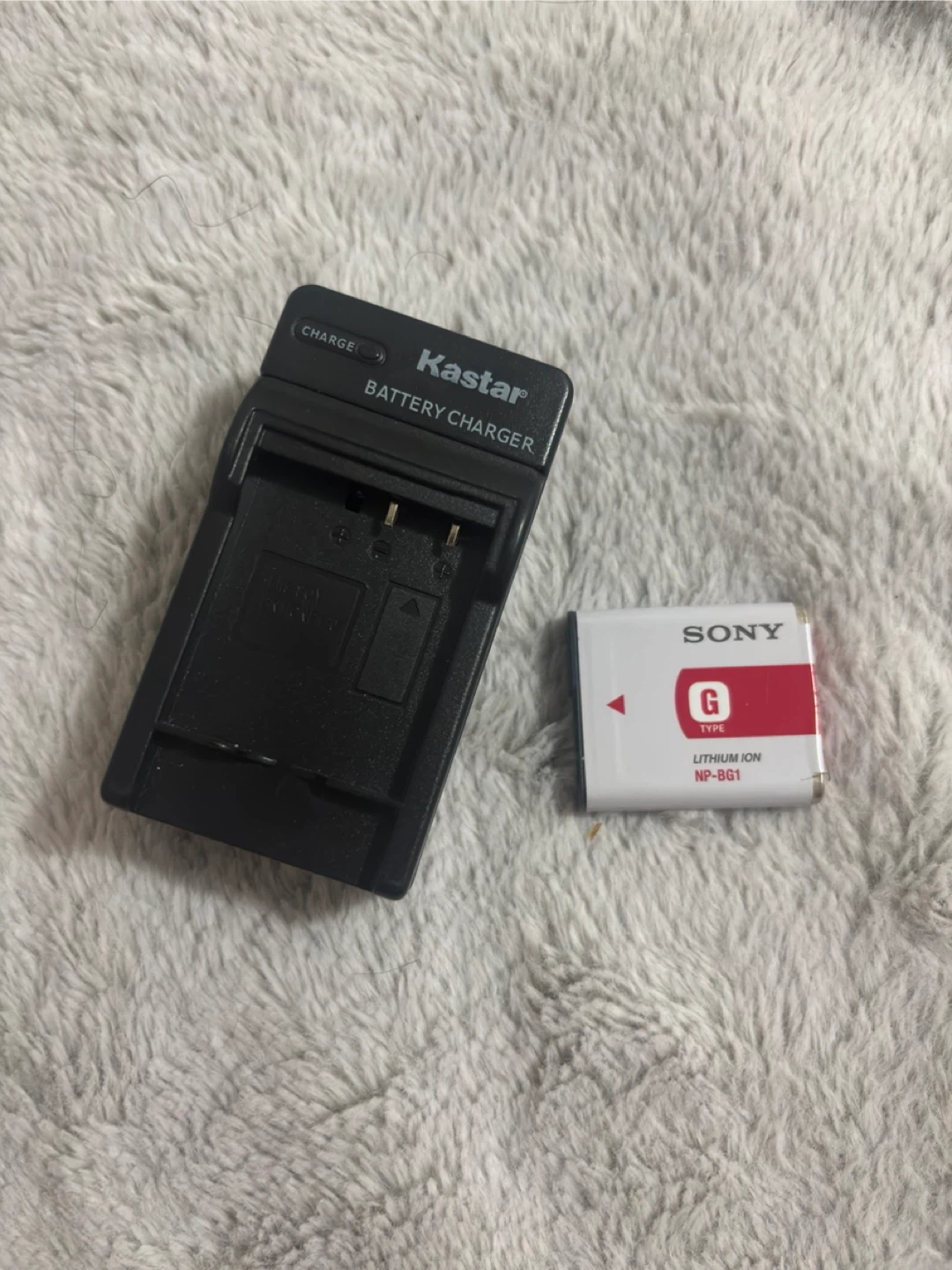 Kastar Battery Charger + Sony NP-BG1 Camera Battery