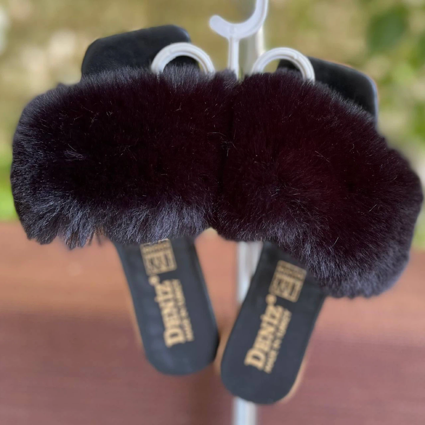 Faux Fur Slides - Various Colours - photo 5