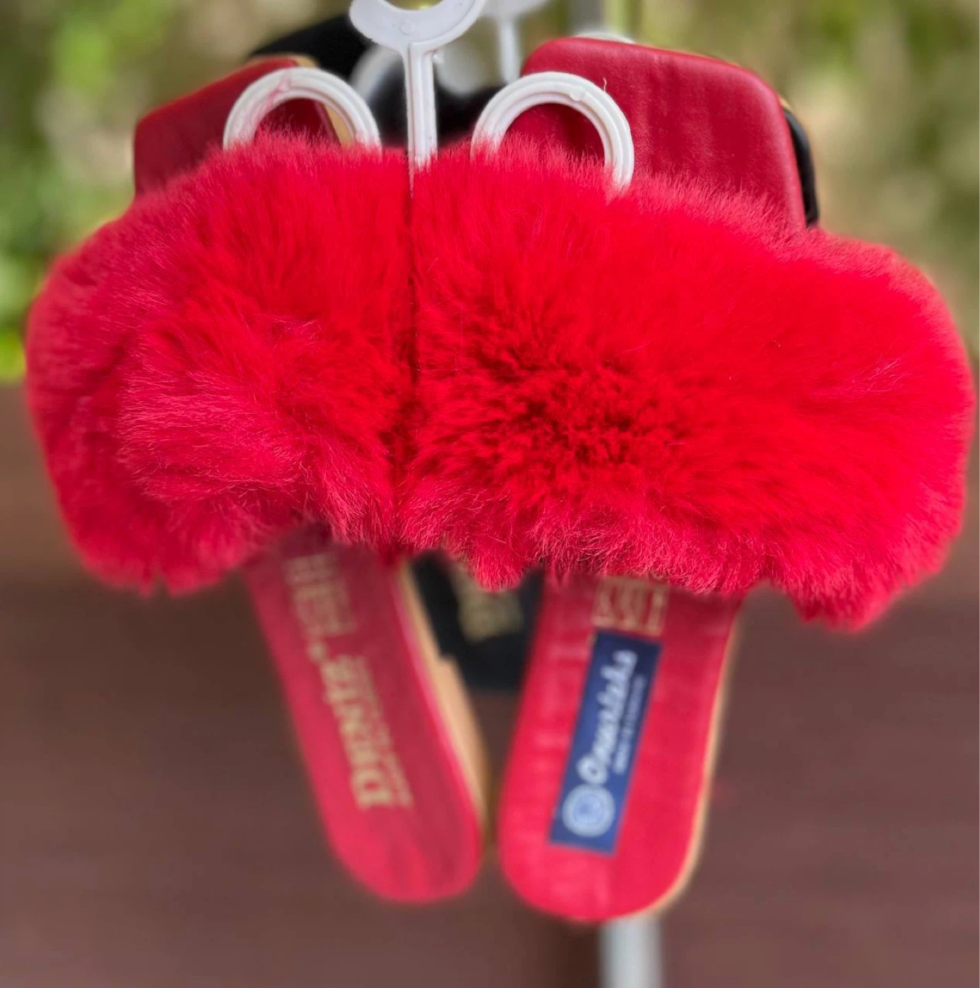 Faux Fur Slides - Various Colours - photo 4