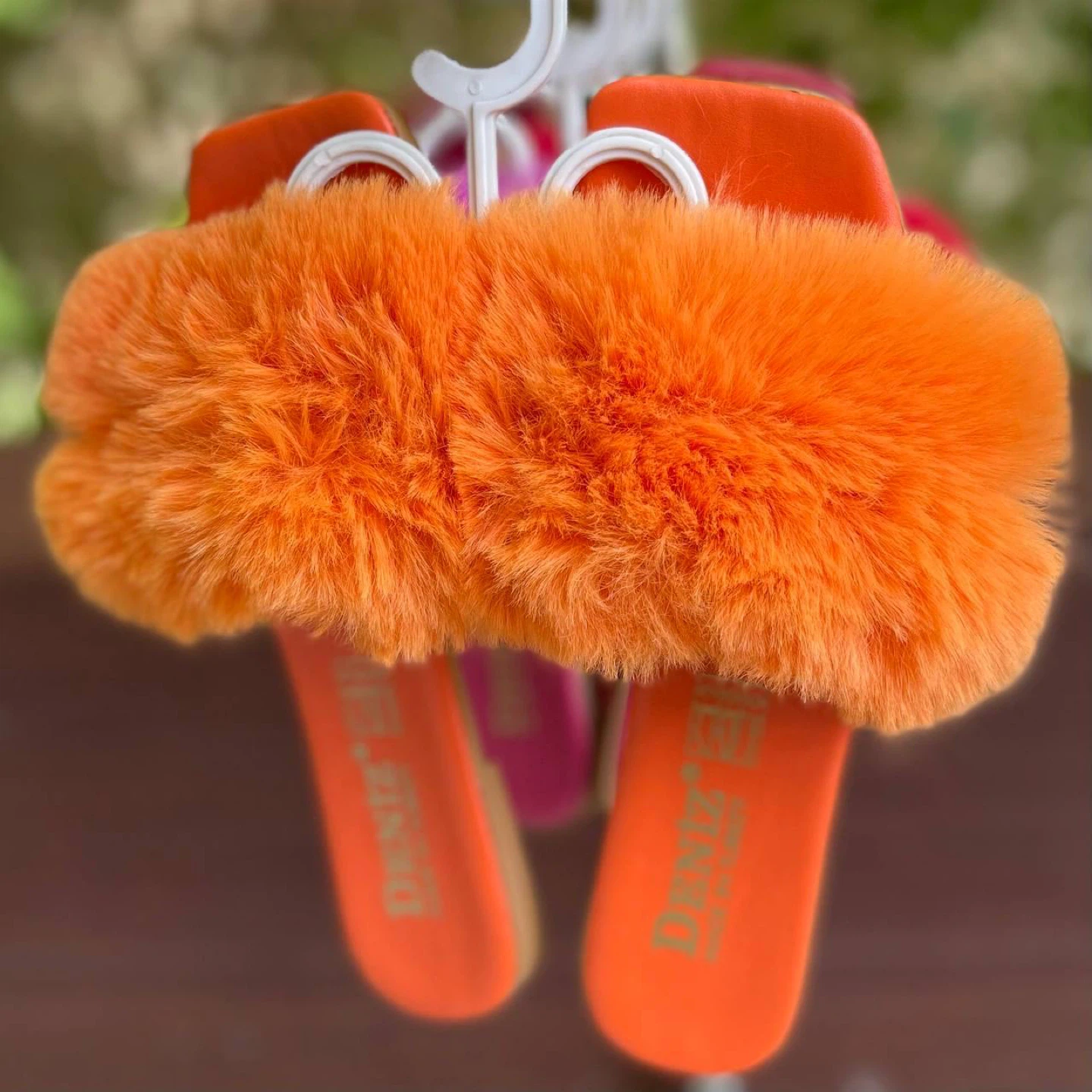 Faux Fur Slides - Various Colours - photo 2