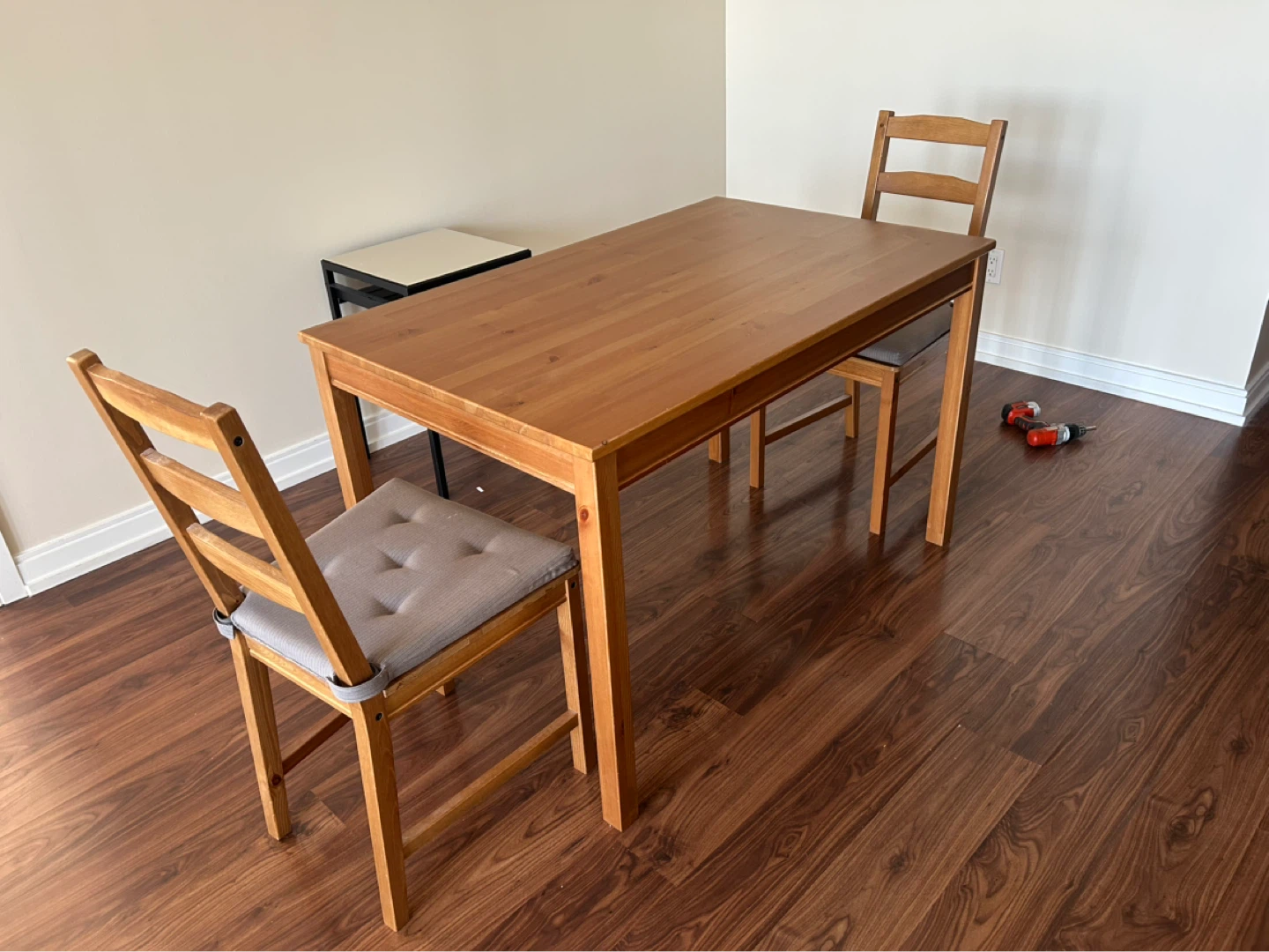 5 pcs Wooden Dining Table and Chairs