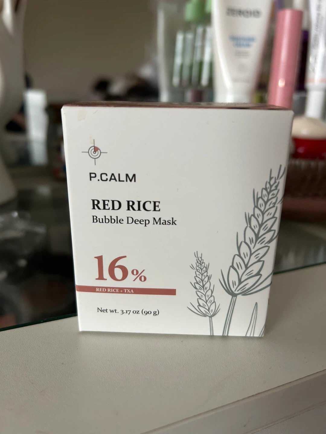 P.CALM Red Rice Bubble Deep Mask 3.17 oz