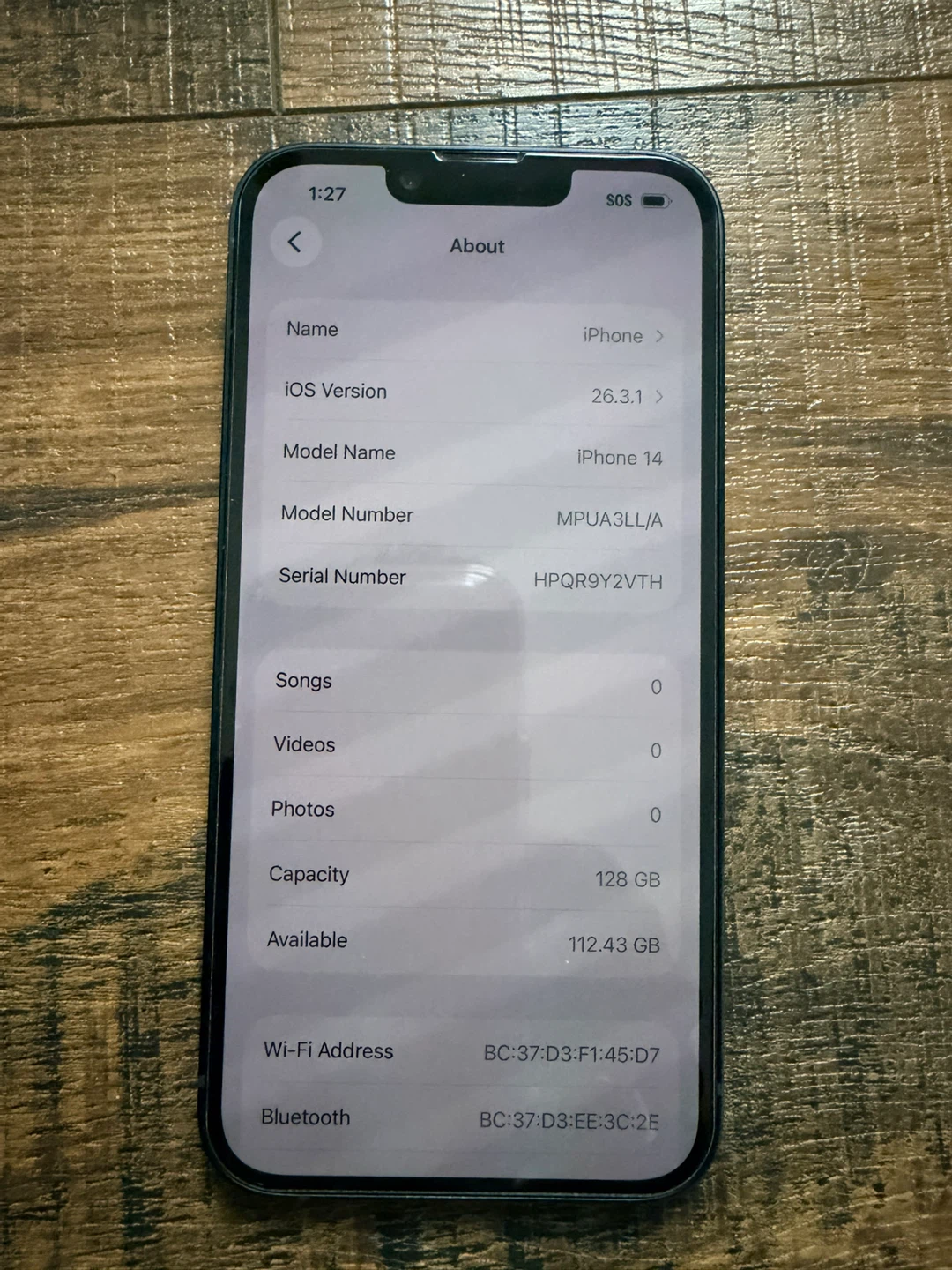Apple iPhone 14 - 128 GB - Unlocked- Esim