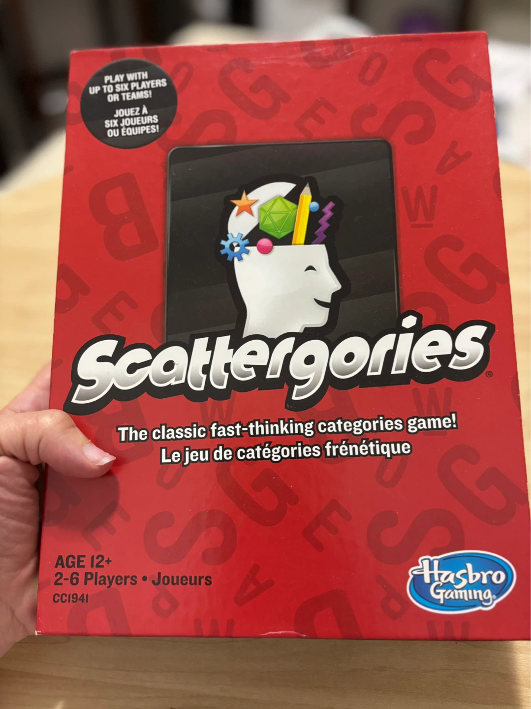 Scattergories Board Game