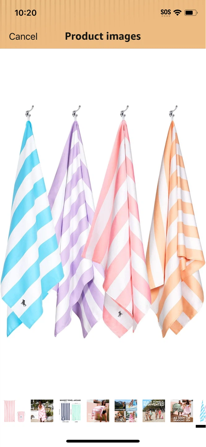 Brand New-Dock & Bay Quick Dry Towel - Malibu Pink - Large - photo 2