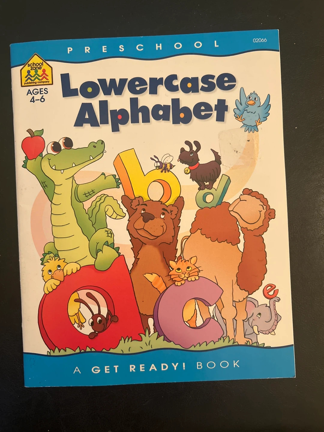 School Zone Lowercase Alphabet Preschool Workbook