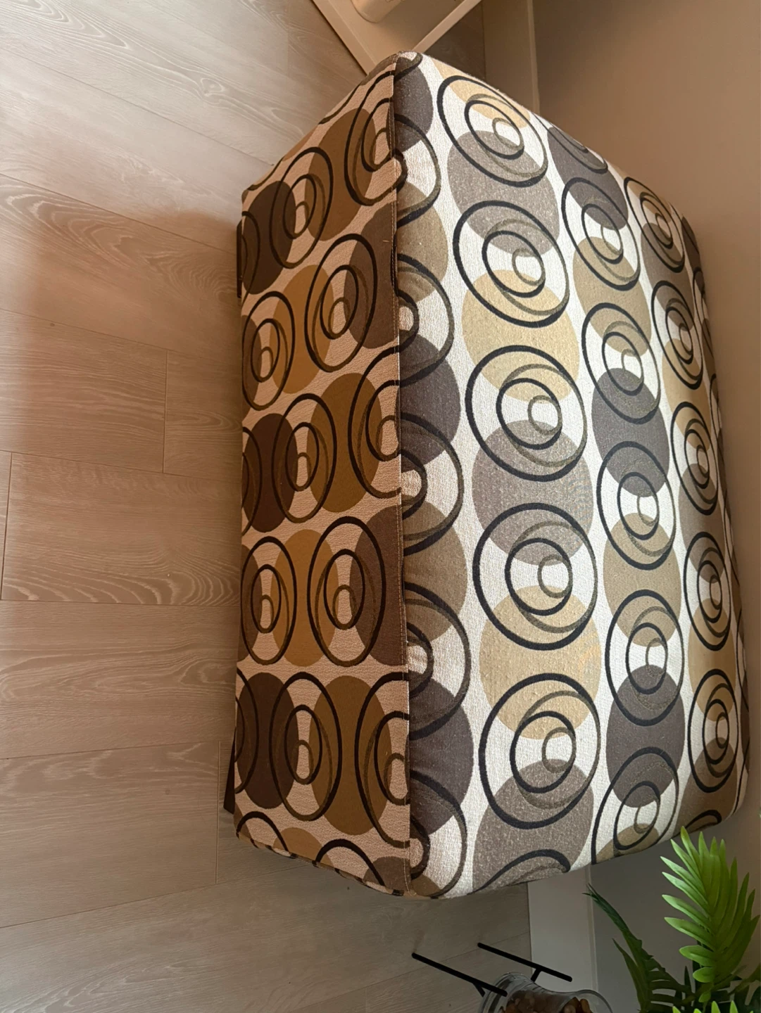 Large Upholstered Ottoman Footstool - photo 3