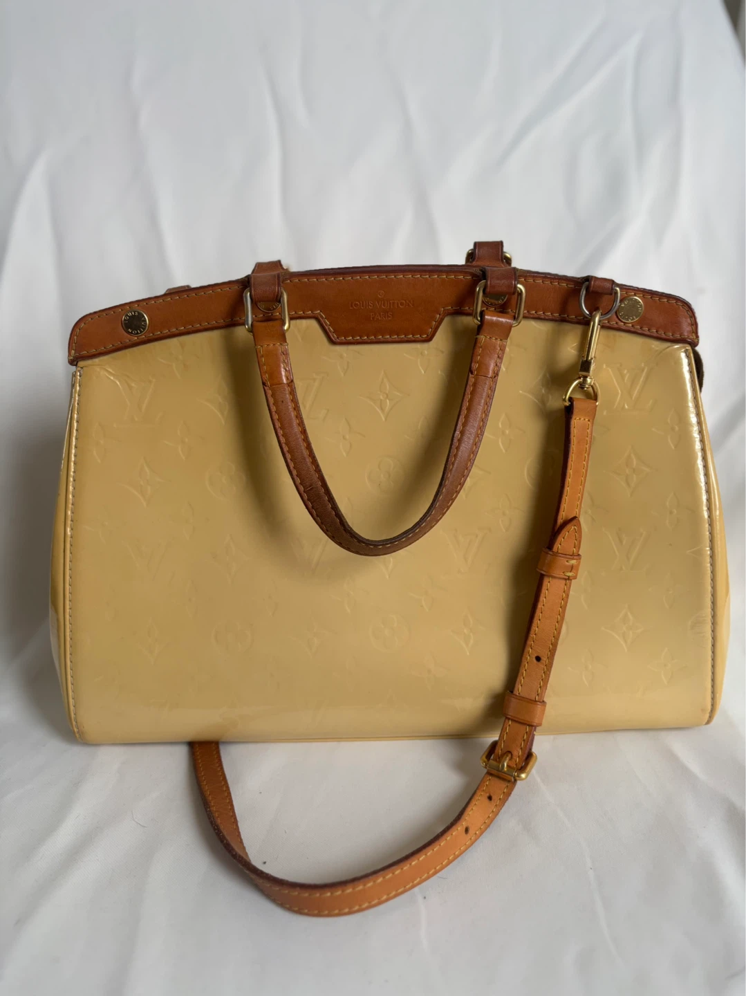 AUTHENTIC Louis Vuitton Monogram Vernis Alma BB Handbag - photo 3