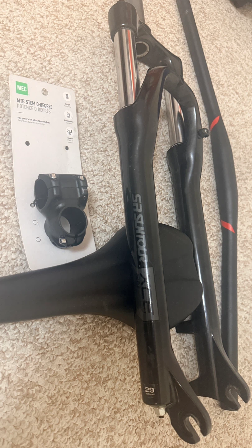 MEC Bike Handlebars, Stem, and Fork - photo 2
