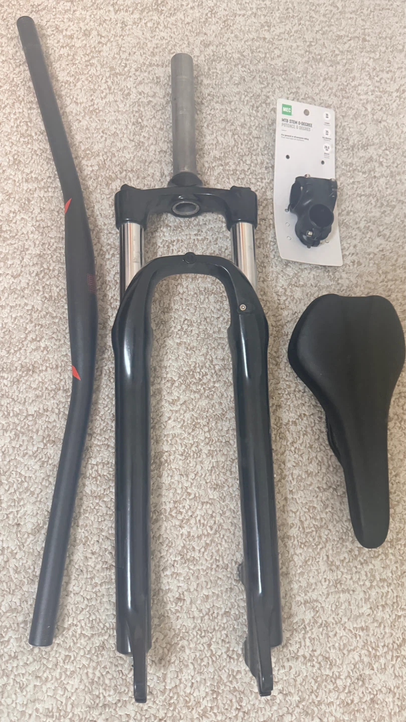MEC Bike Handlebars, Stem, and Fork - photo 3