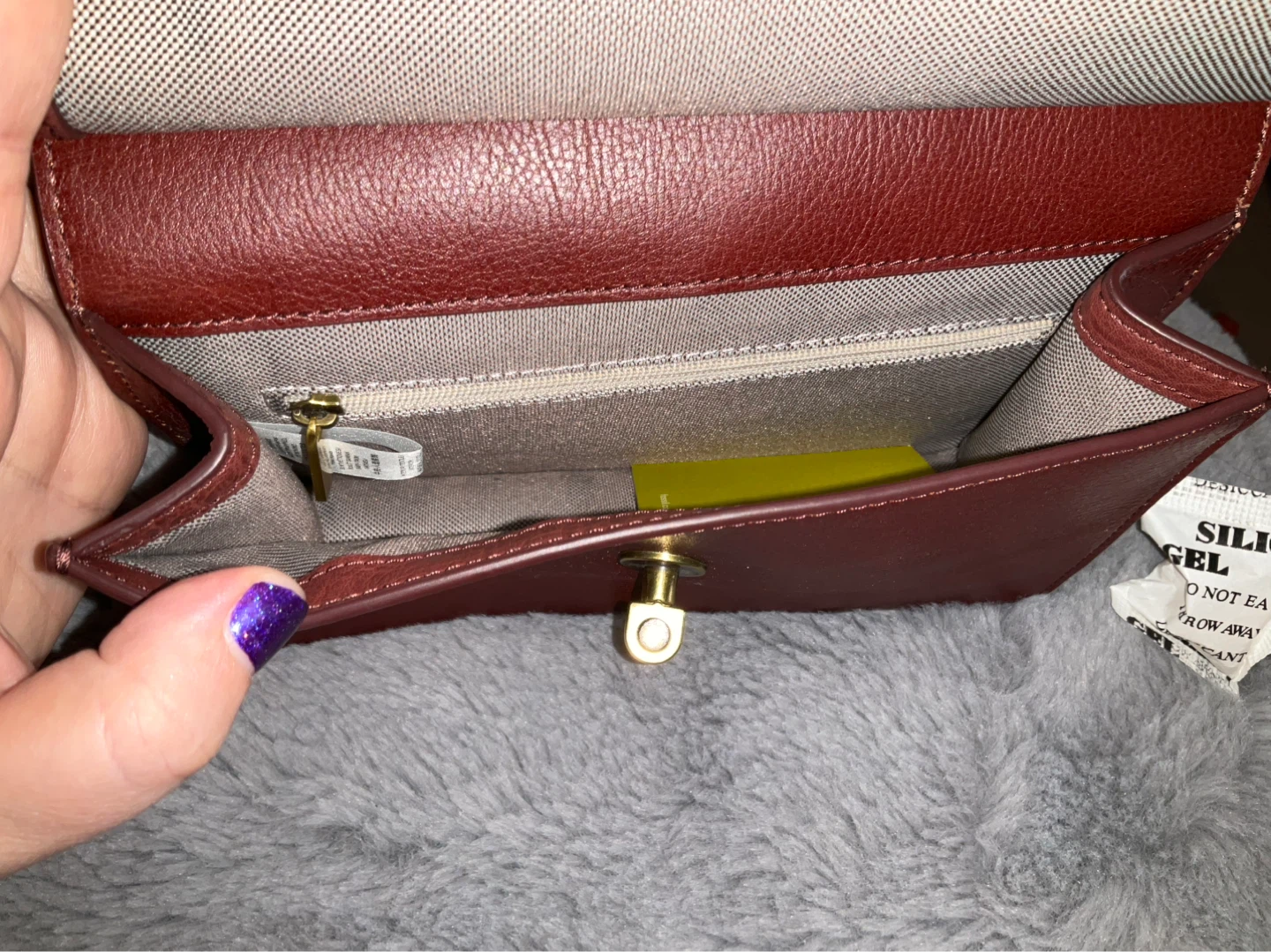 Fossil Leather Crossbody Bag - Brown - photo 4