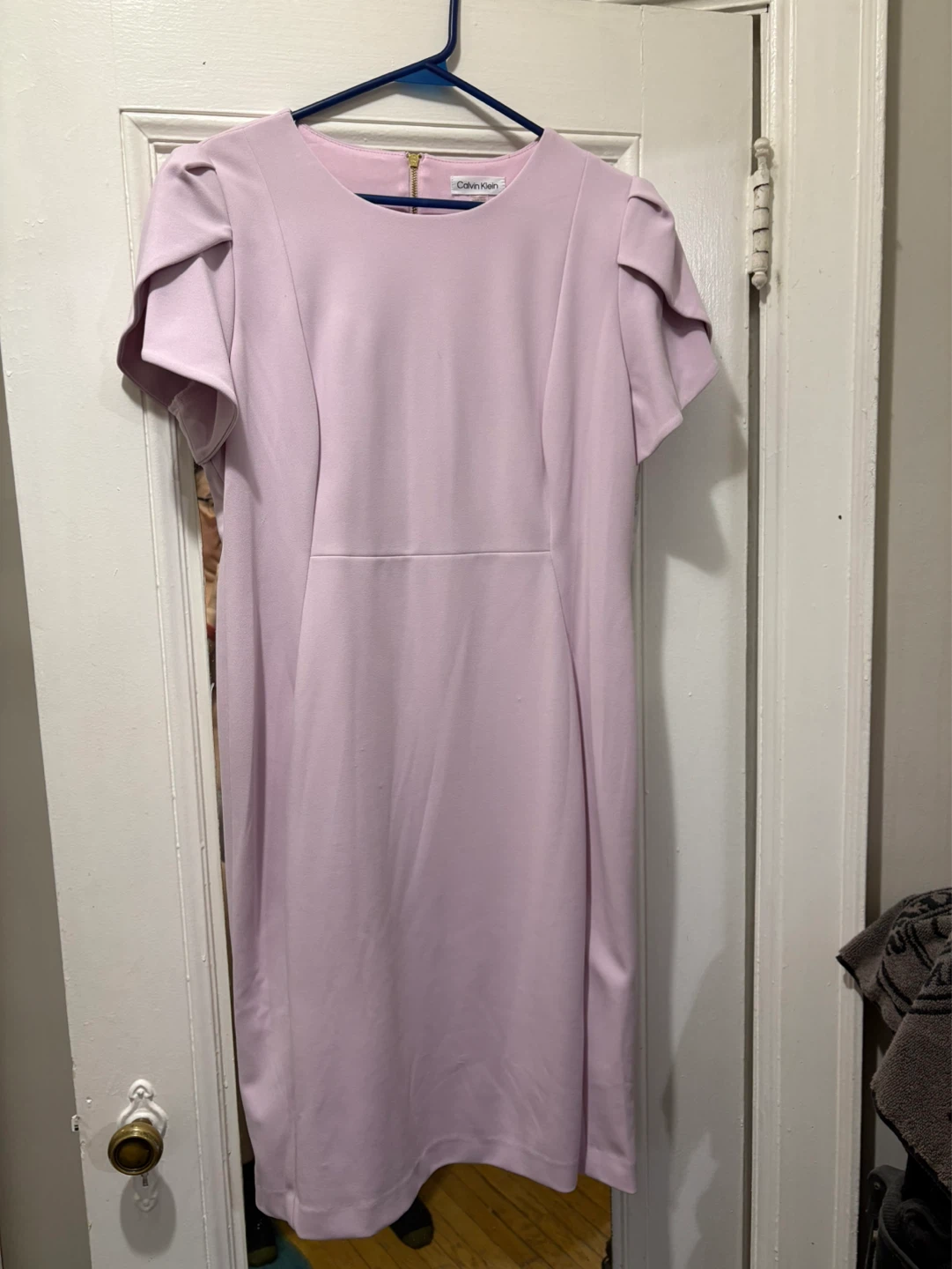 Calvin Klein Women's Sheath Dress - Lavender