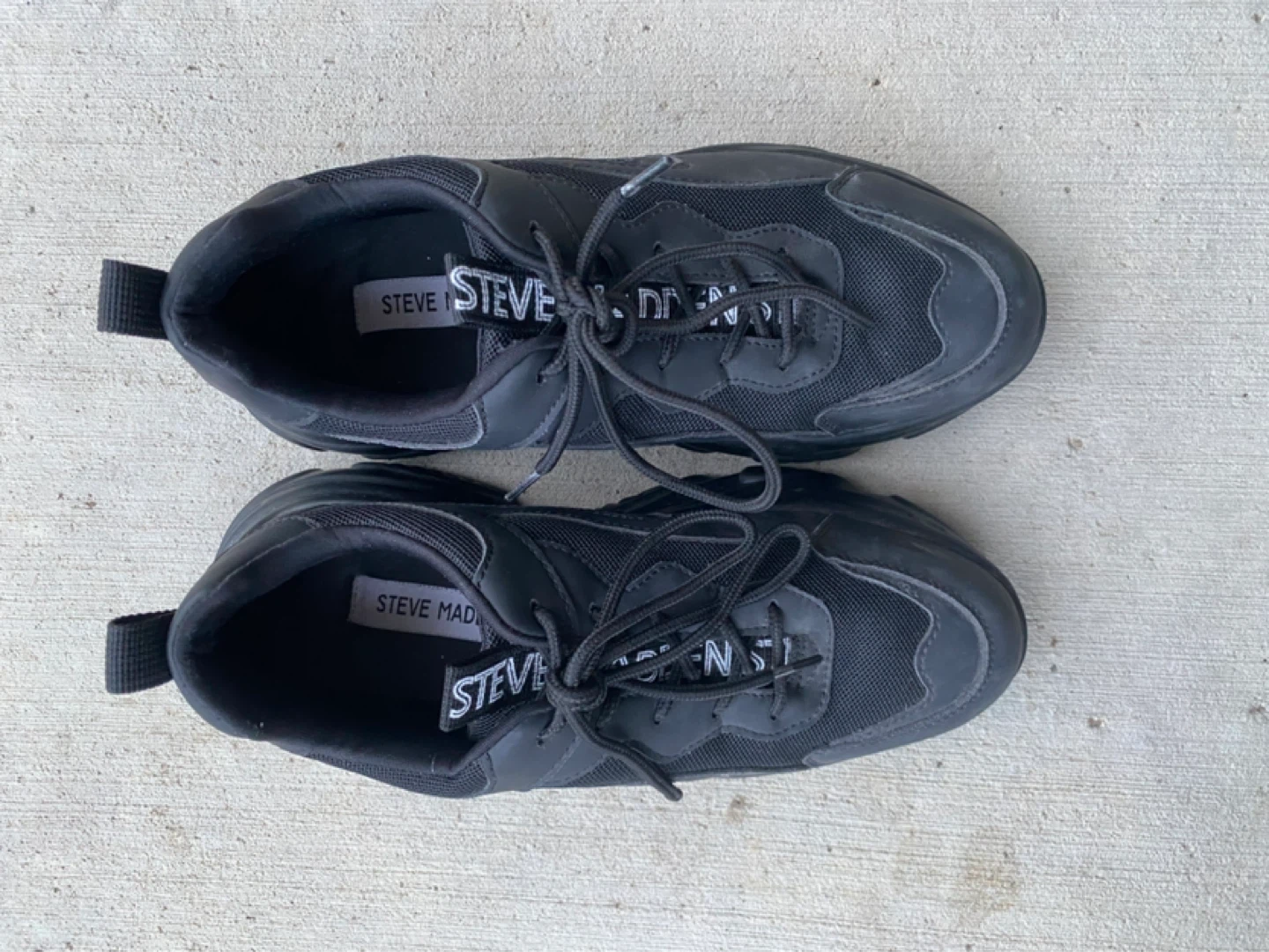 Steve Madden Women's Acers Chunky Sneakers - Black - photo 2
