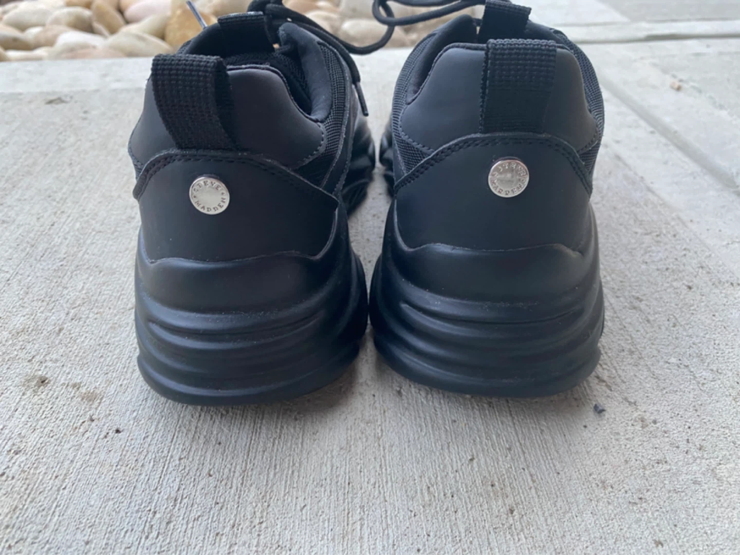 Steve Madden Women's Acers Chunky Sneakers - Black - photo 3