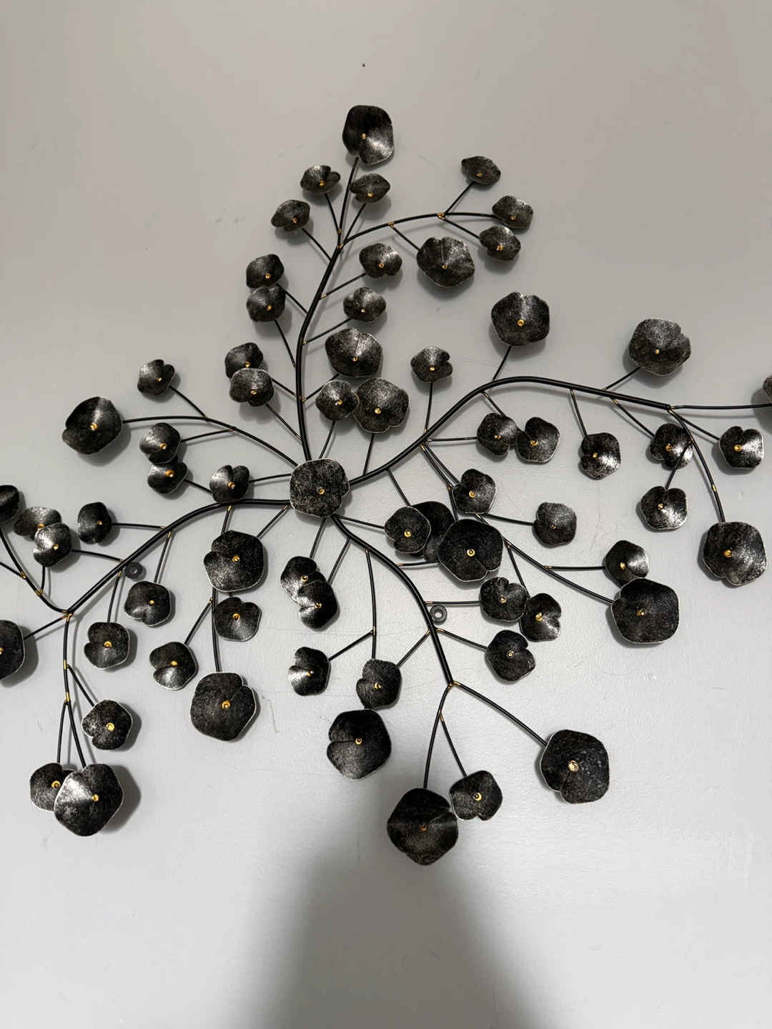 Metal Wall Art - Floral Branch Design