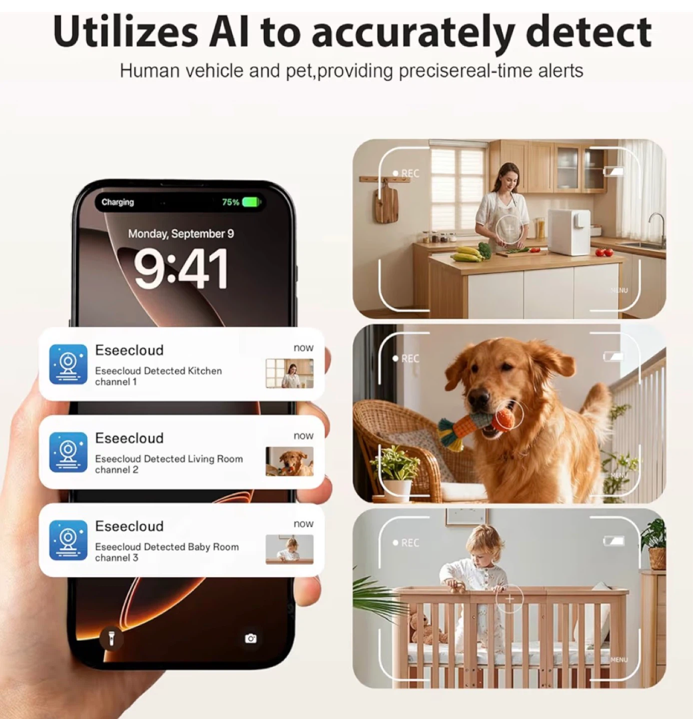 Digital Alarm Clock with Camera - photo 4