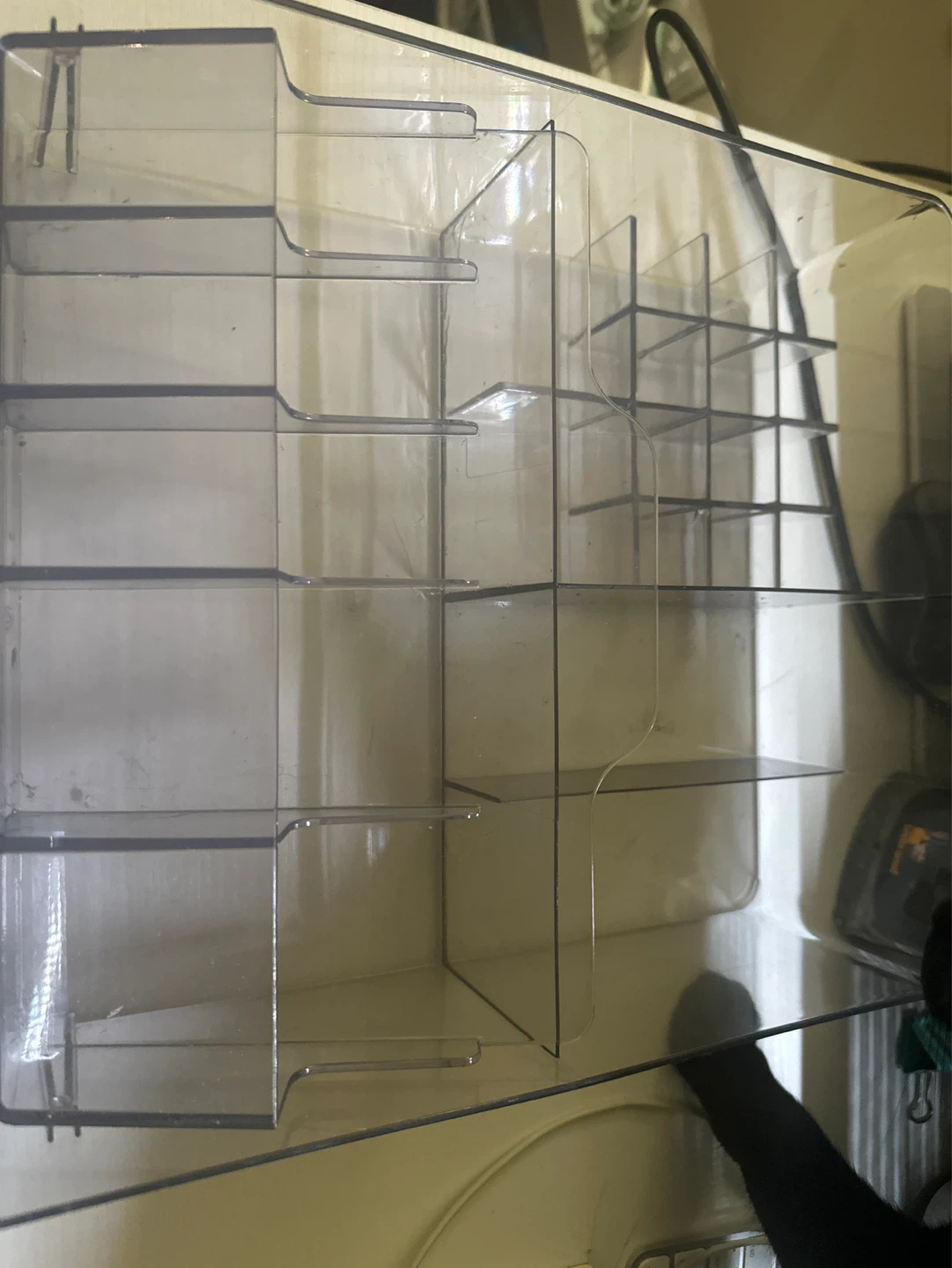IKEA Clear Plastic Makeup Organizer