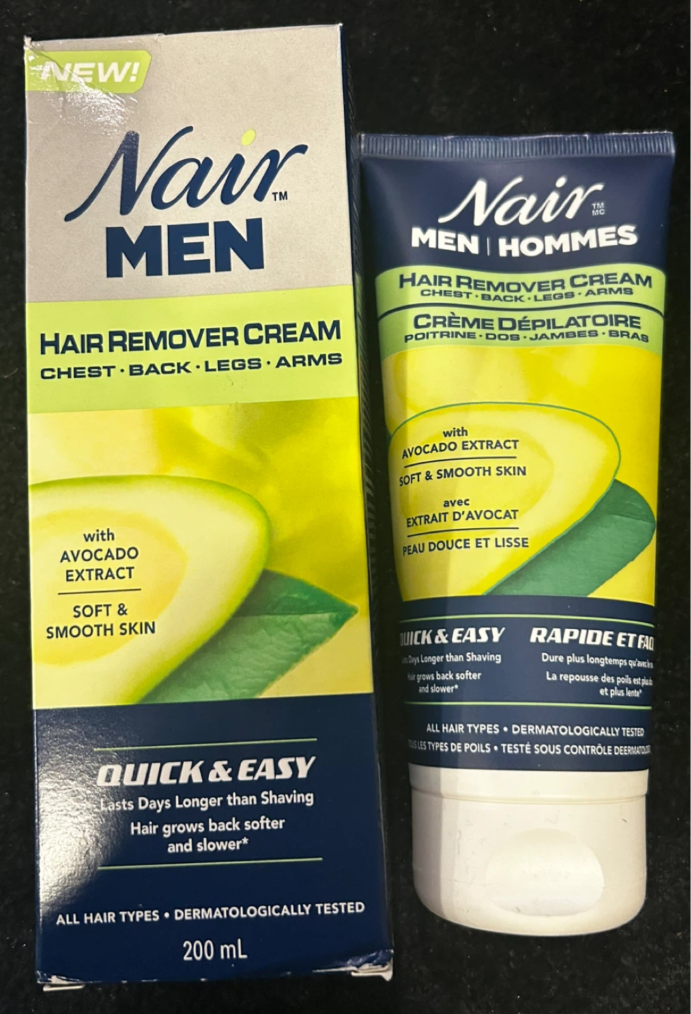 Nair Men Hair Remover Cream with Avocado Extract - 200 mL