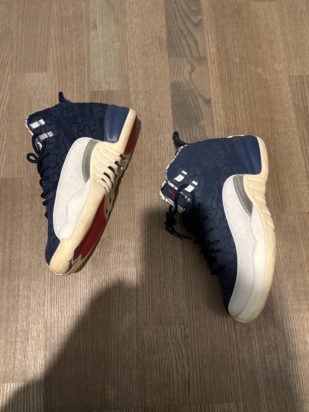 Like New Jordan 12 "International Flight" "Blue" - photo 3