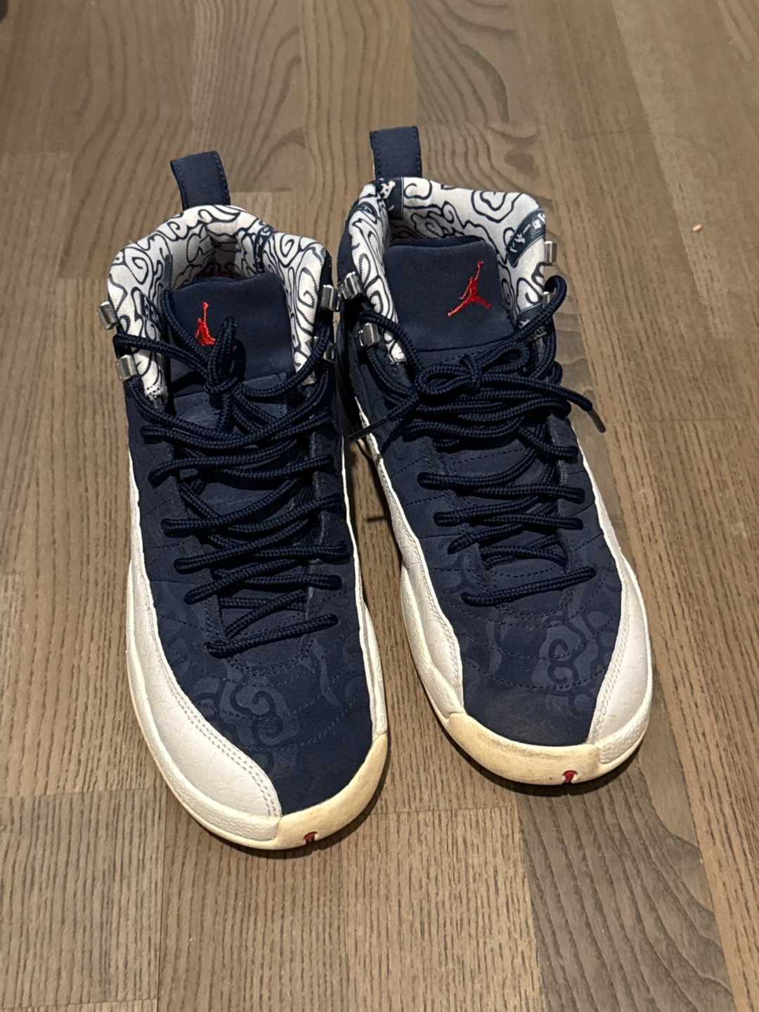 Like New Jordan 12 "International Flight" "Blue"