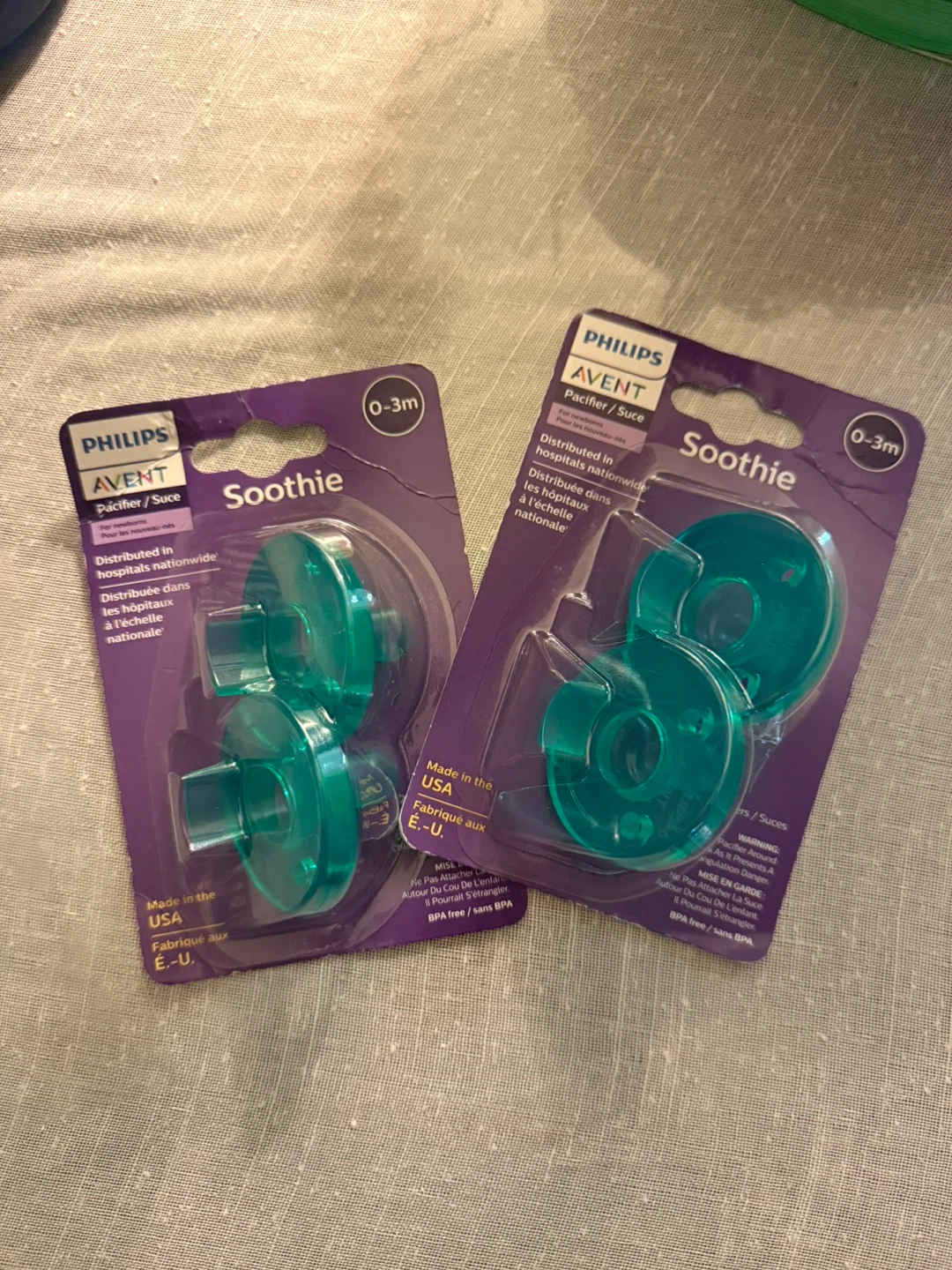 Philips Avent Soothie Pacifiers (0-3m) - 2 Pack