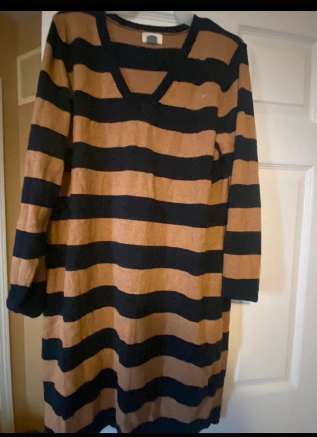 Old Navy Burgundy Cable Knit Sweater Dress