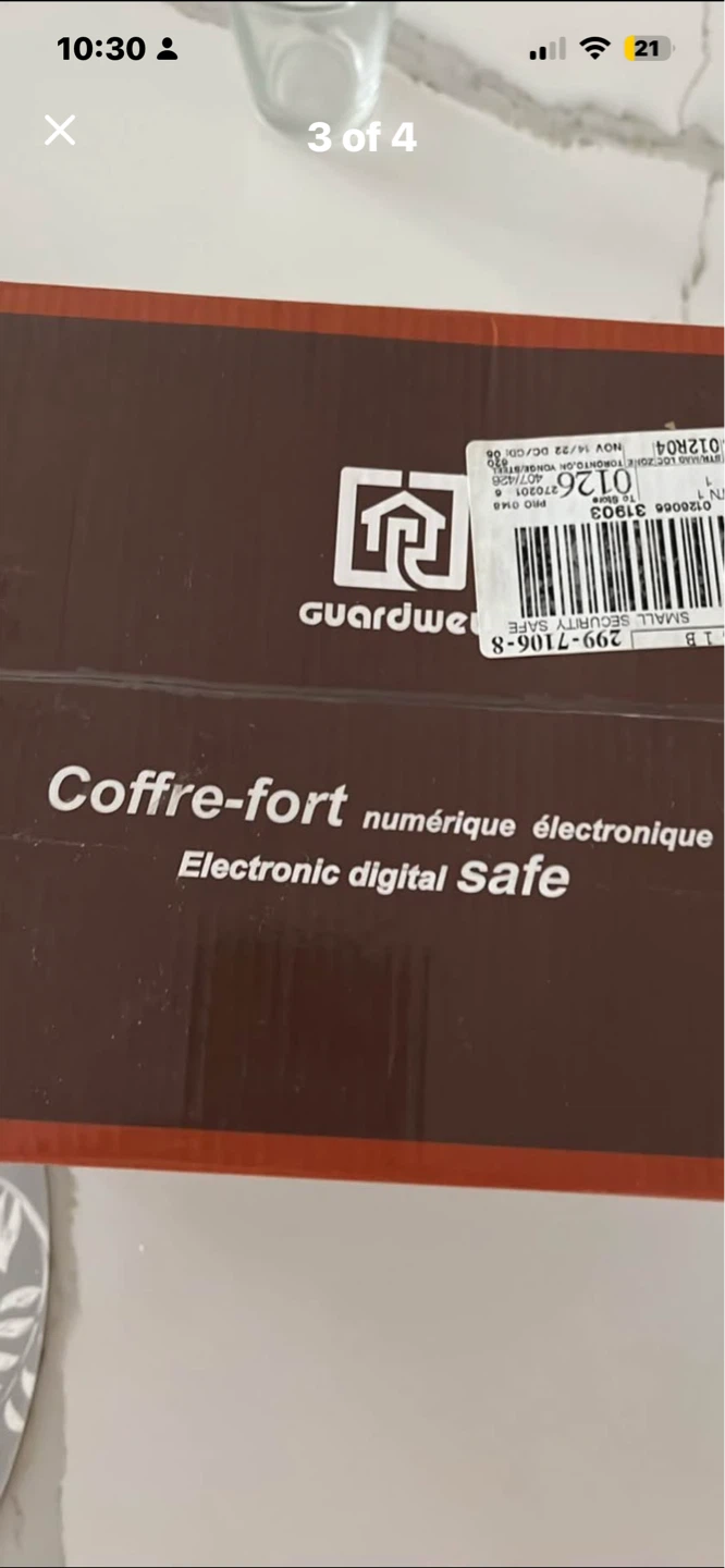 Guardwell Electronic Digital Safe - photo 2