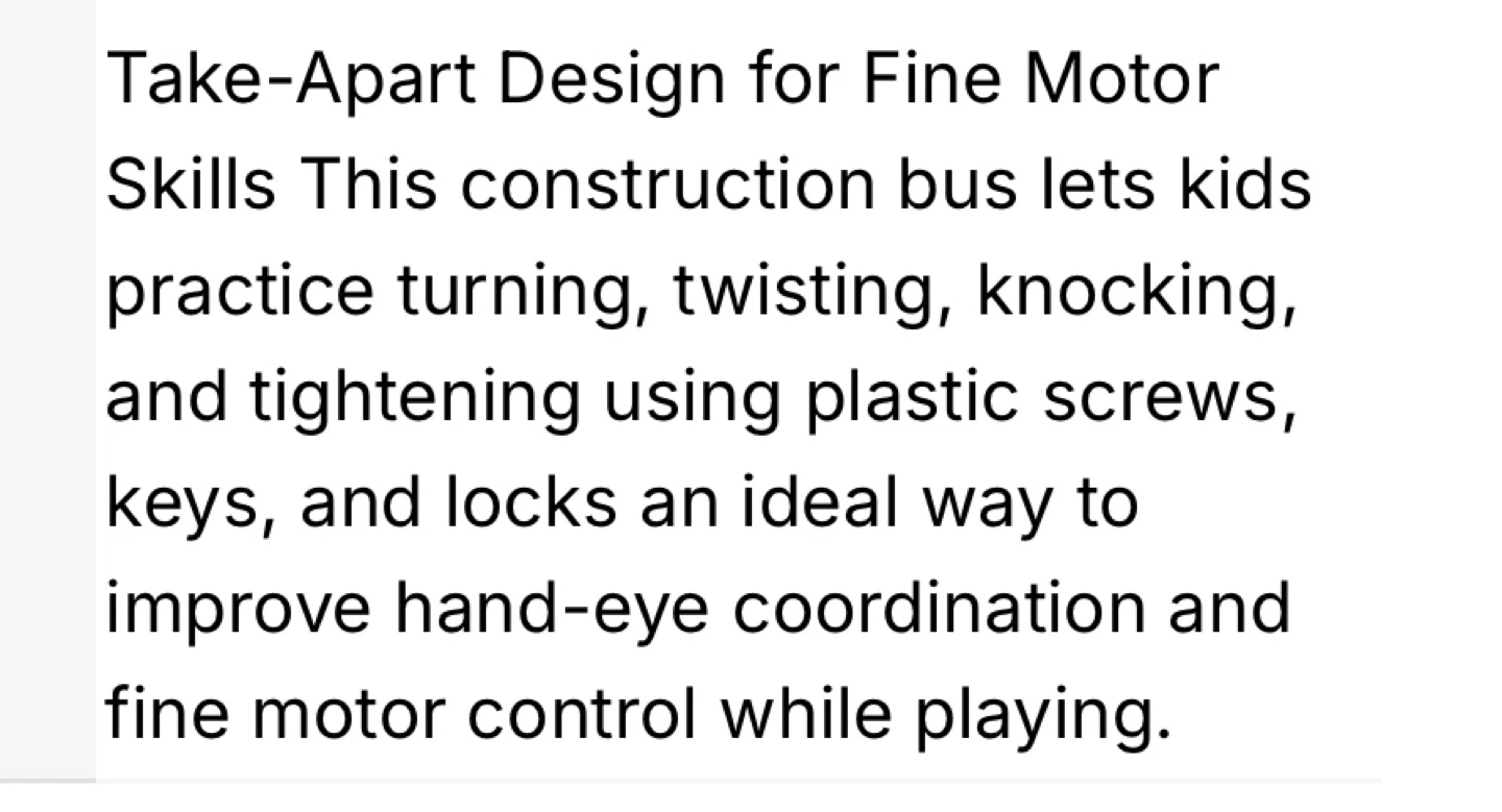 Take-Apart School Bus Toy with Locks & Keys - photo 3