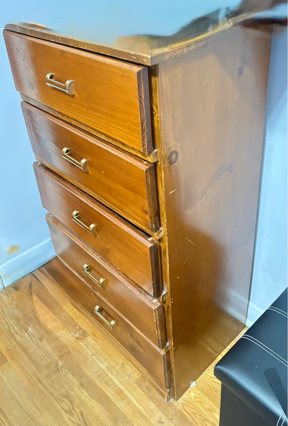 Wooden 5-Drawer Dresser - photo 3