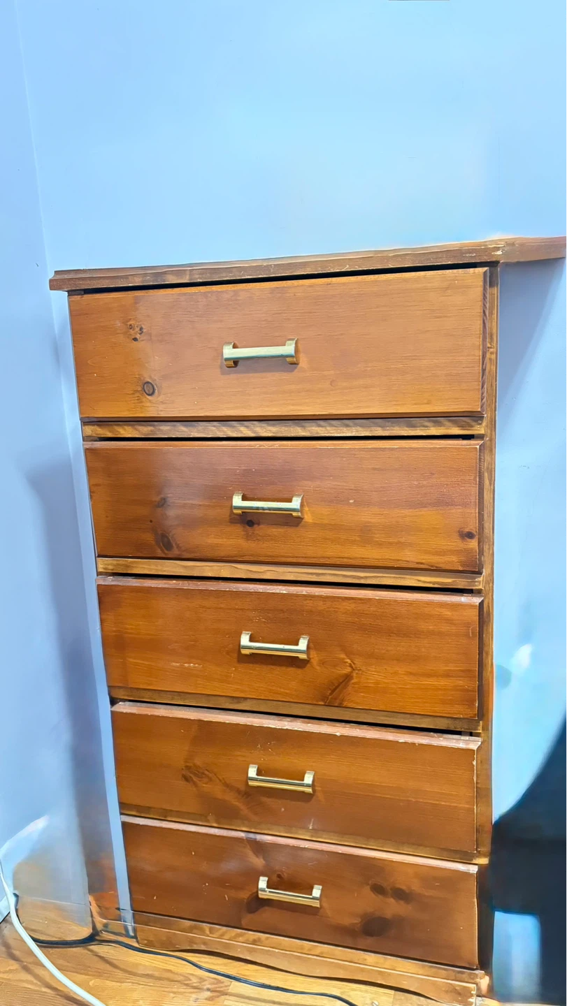 Wooden 5-Drawer Dresser - photo 2