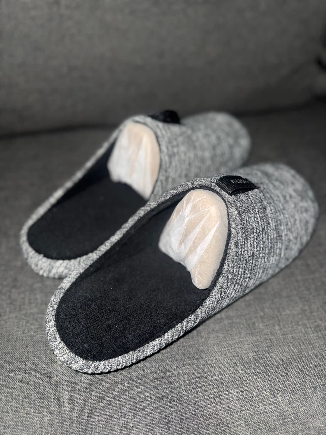 BOMBAS Slippers - black Heathered Knit - photo 5