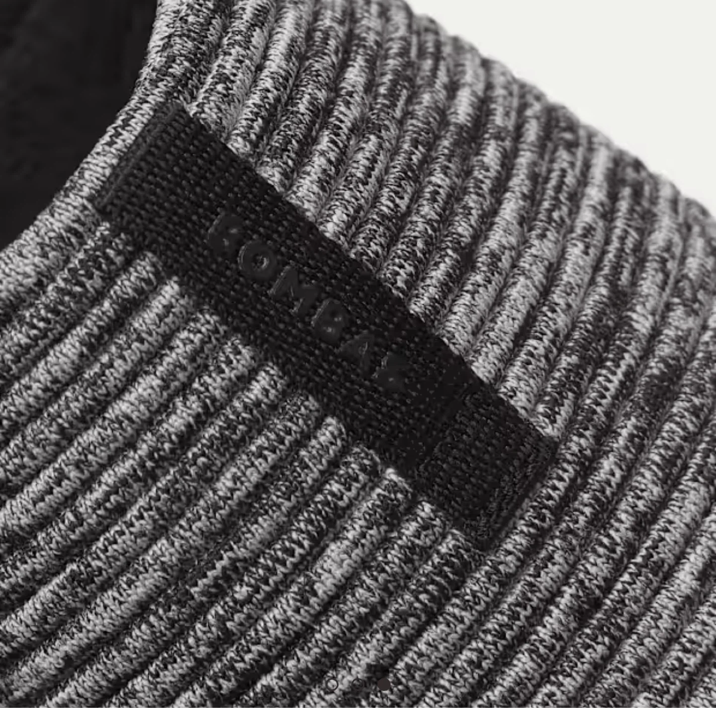 BOMBAS Slippers - black Heathered Knit - photo 3