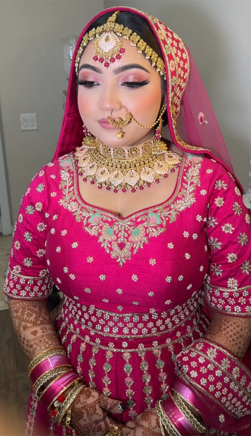 bridal makeup hairstyle - photo 2