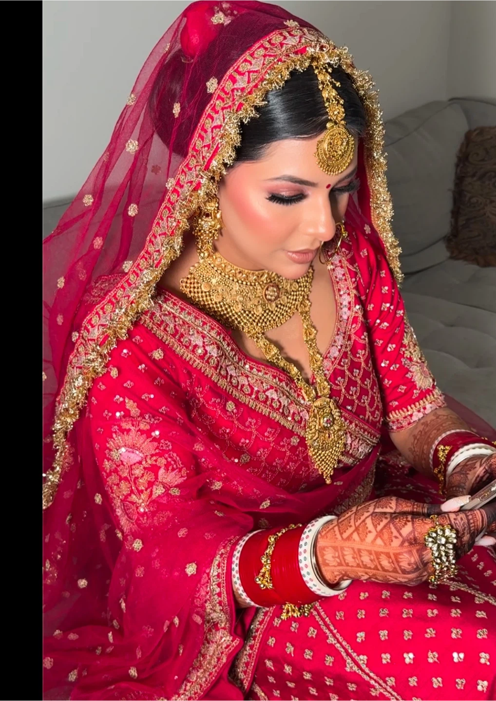 bridal makeup hairstyle - photo 3
