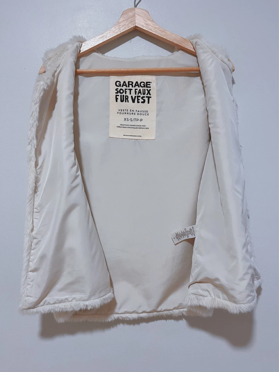 Garage Soft Faux Fur Vest XS-S - photo 3