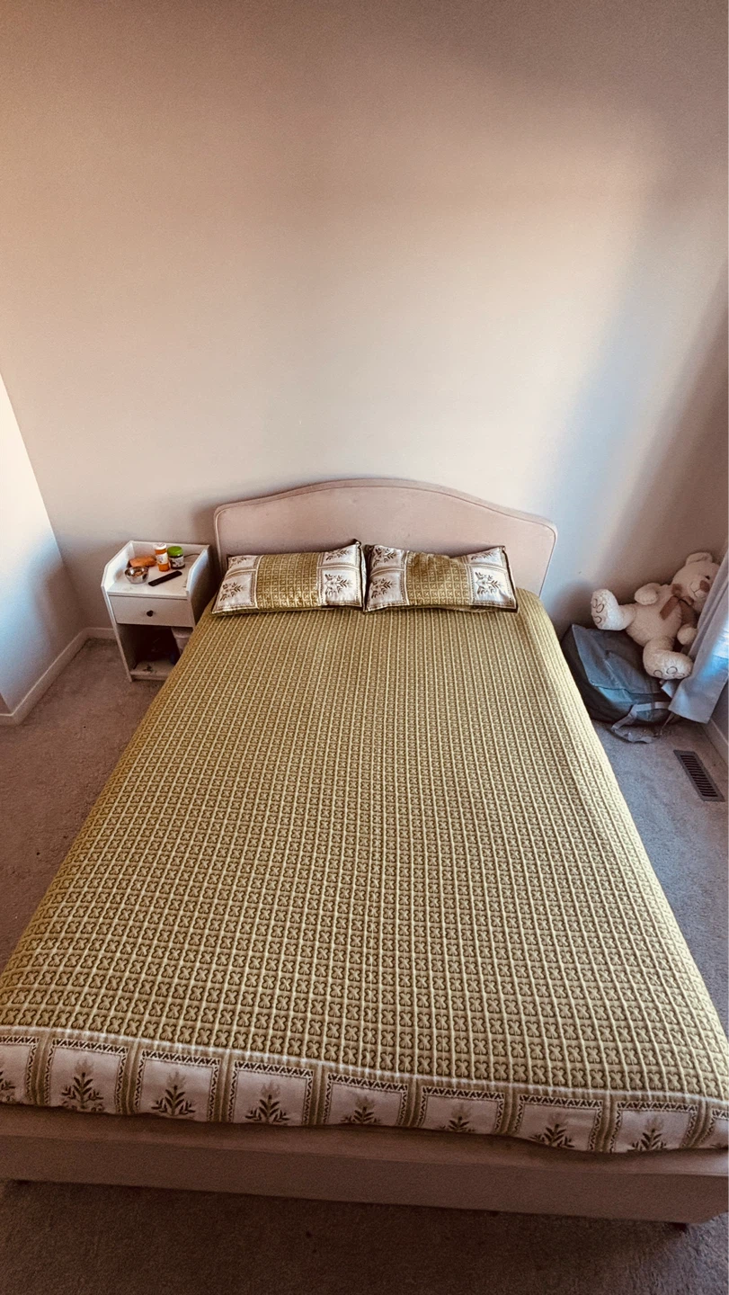Queen Size Bed Frame with Headboard