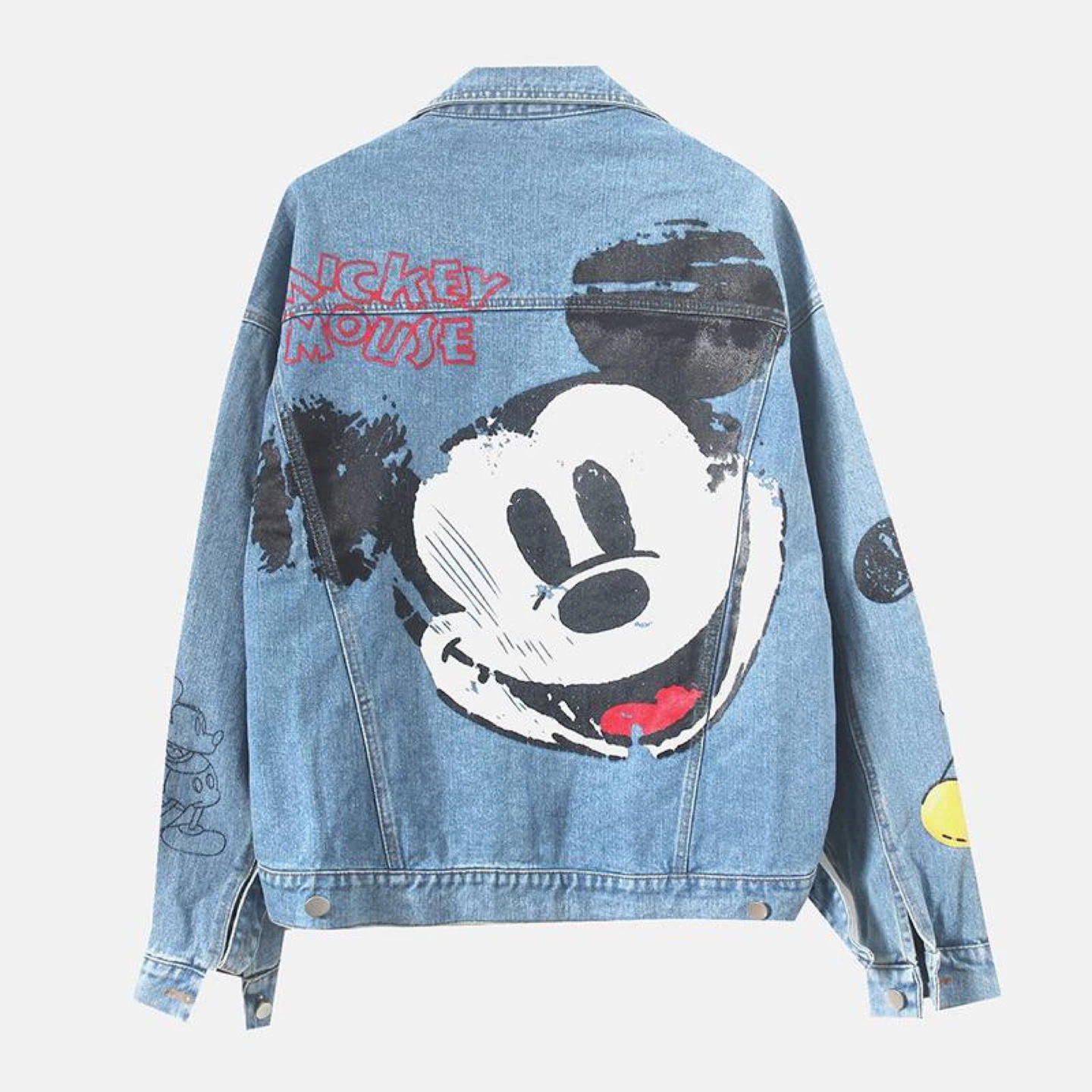 Denim Jacket with Mickey Mouse Graphic