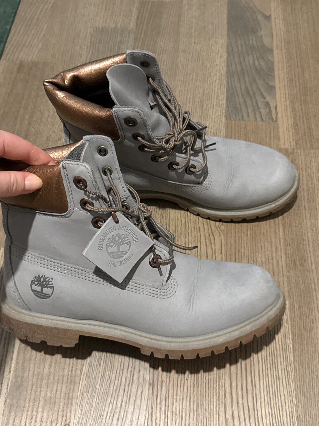 Timberland Women's Grey Lace-up Boots