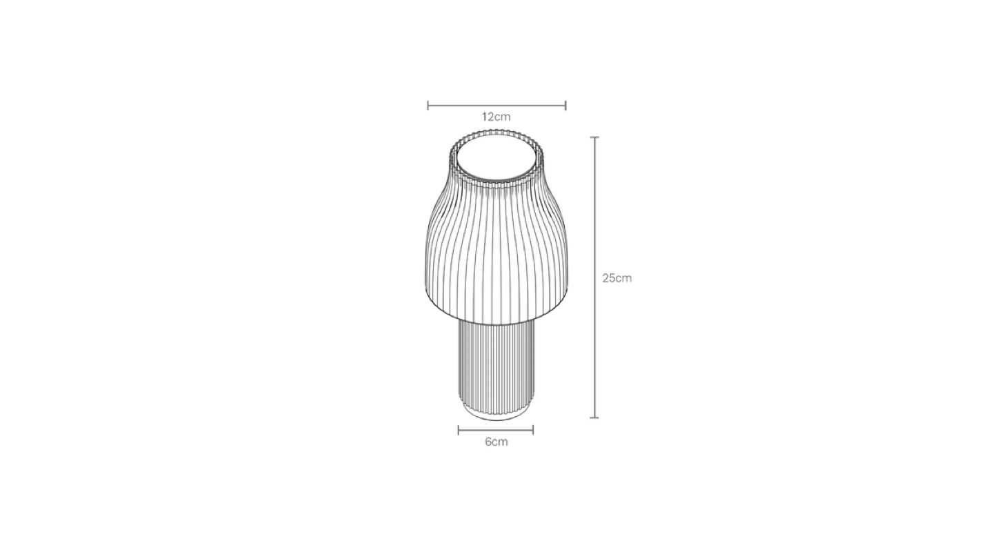 Unique Terracotta Mushroom Table Lamp - photo 4